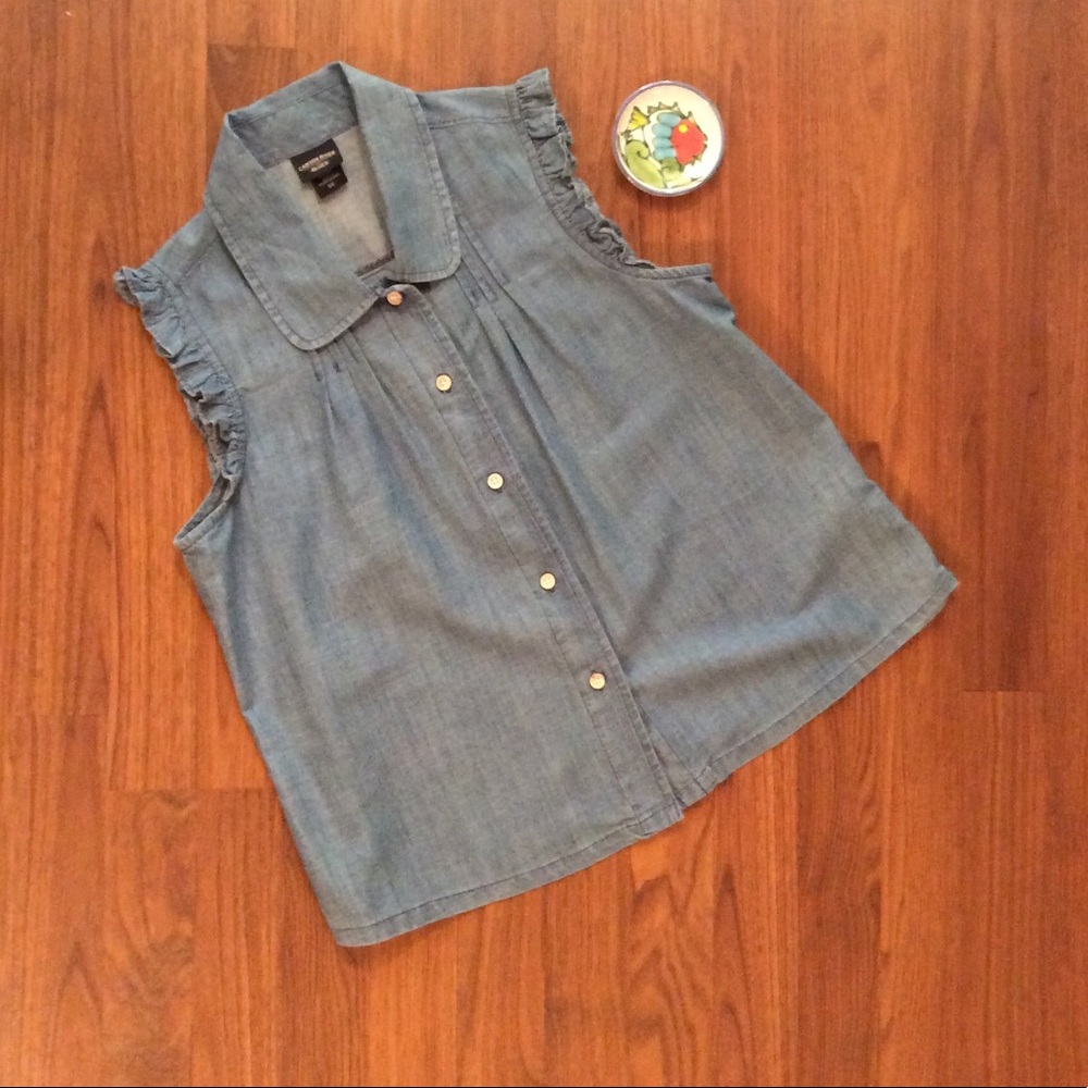 Vintage Canyon River Blues denim chambray top